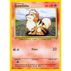 Growlithe 45/110 Pokemon TCG Other Legendary Collection