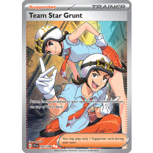 Ultra Rare Team Star Grunt 242/198 Pokemon TCG Scarlet & Violet Scarlet & Violet