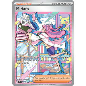 Special Illustration Rare Miriam 251/198 Pokemon TCG Scarlet & Violet Scarlet & Violet