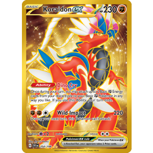 Hyper Rare Koraidon ex 254/198 Pokemon TCG Scarlet & Violet Scarlet & Violet