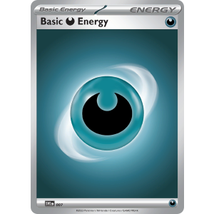 Basic Darkness Energy 7/8 Pokemon TCG Scarlet & Violet Scarlet & Violet Energies