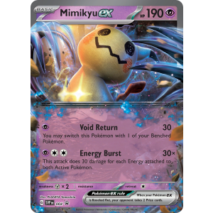 Promo Mimikyu ex 4/102 Pokemon TCG Scarlet & Violet Scarlet & Violet Black Star Promos