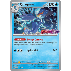 Promo Quaquaval 5/102 Pokemon TCG Scarlet & Violet Scarlet & Violet Black Star Promos