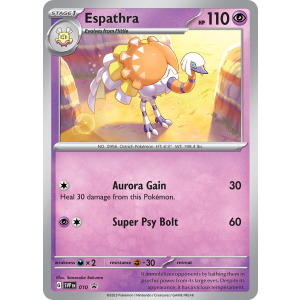 Promo Espathra 10/102 Pokemon TCG Scarlet & Violet Scarlet & Violet Black Star Promos