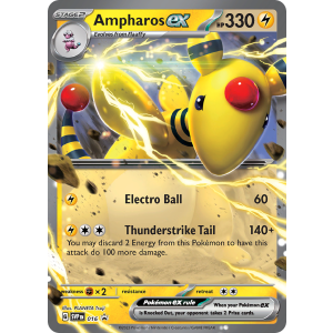 Promo Ampharos ex 16/102 Pokemon TCG Scarlet & Violet Scarlet & Violet Black Star Promos