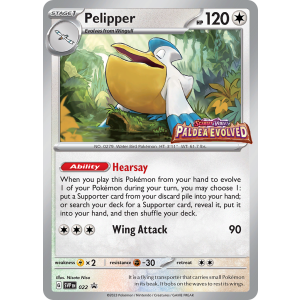 Promo Pelipper 22/102 Pokemon TCG Scarlet & Violet Scarlet & Violet Black Star Promos