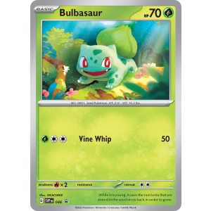 Promo Bulbasaur 46/102 Pokemon TCG Scarlet & Violet Scarlet & Violet Black Star Promos