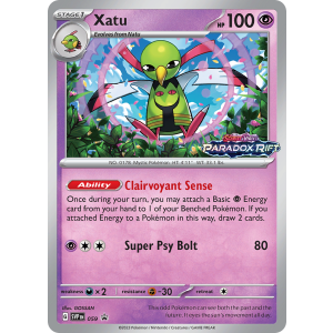 Promo Xatu 59/102 Pokemon TCG Scarlet & Violet Scarlet & Violet Black Star Promos