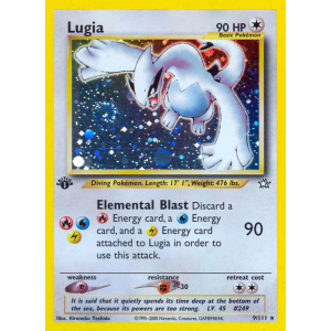 Rare Holo Lugia 9/111 Pokemon TCG Neo Neo Genesis