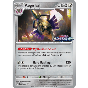 Promo Aegislash 60/102 Pokemon TCG Scarlet & Violet Scarlet & Violet Black Star Promos