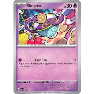 Promo Sinistea 62/102 Pokemon TCG Scarlet & Violet Scarlet & Violet Black Star Promos