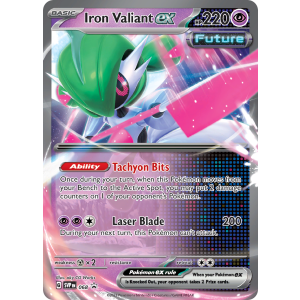 Promo Iron Valiant ex 68/102 Pokemon TCG Scarlet & Violet Scarlet & Violet Black Star Promos