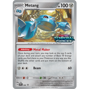 Promo Metang 90/102 Pokemon TCG Scarlet & Violet Scarlet & Violet Black Star Promos