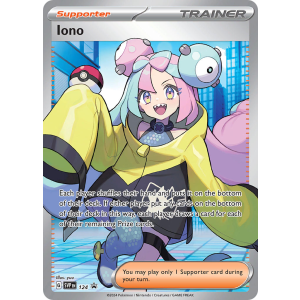 Promo Iono 124/102 Pokemon TCG Scarlet & Violet Scarlet & Violet Black Star Promos