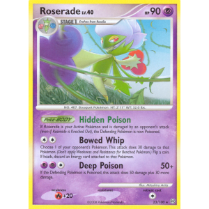 Roserade 23/100 Pokemon TCG Diamond & Pearl Stormfront