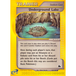 Underground Lake 141/144 Pokemon TCG E-Card Skyridge