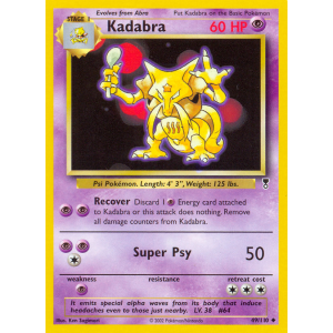 Kadabra 49/110 Pokemon TCG Other Legendary Collection