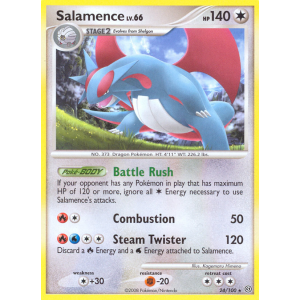 Salamence 24/100 Pokemon TCG Diamond & Pearl Stormfront