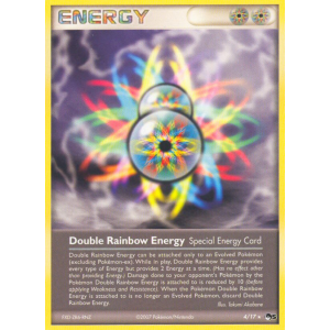 Double Rainbow Energy 4/17 Pokemon TCG POP POP Series 5