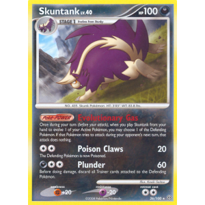 Skuntank 26/100 Pokemon TCG Diamond & Pearl Stormfront