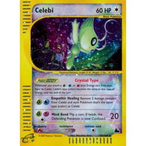 Rare Secret Celebi 145/144 Pokemon TCG E-Card Skyridge