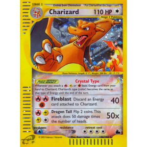 Rare Secret Charizard 146/144 Pokemon TCG E-Card Skyridge