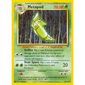 Metapod 54/110 Pokemon TCG Other Legendary Collection