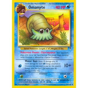 Omanyte 57/110 Pokemon TCG Other Legendary Collection