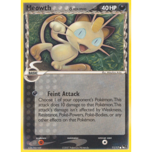 Meowth 11/17 Pokemon TCG POP POP Series 5