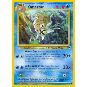 Omastar 58/110 Pokemon TCG Other Legendary Collection