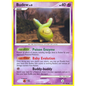 Budew 33/100 Pokemon TCG Diamond & Pearl Stormfront