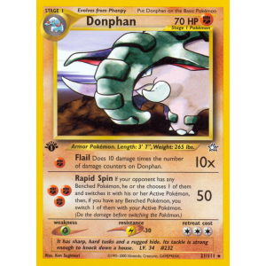 Donphan 21/111 Pokemon TCG Neo Neo Genesis