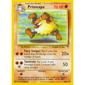 Primeape 59/110 Pokemon TCG Other Legendary Collection