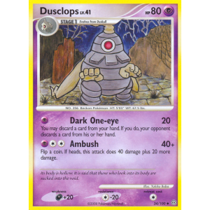 Dusclops 34/100 Pokemon TCG Diamond & Pearl Stormfront