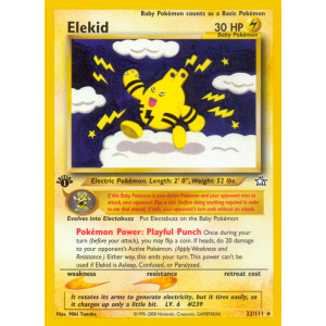 Elekid 22/111 Pokemon TCG Neo Neo Genesis