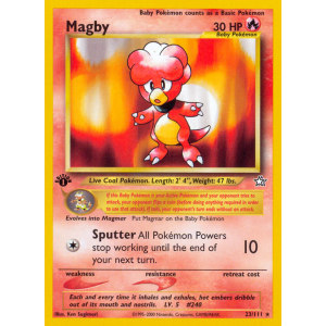 Magby 23/111 Pokemon TCG Neo Neo Genesis