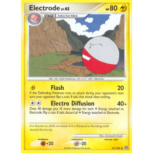 Electrode 37/100 Pokemon TCG Diamond & Pearl Stormfront