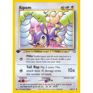 Aipom 26/111 Pokemon TCG Neo Neo Genesis