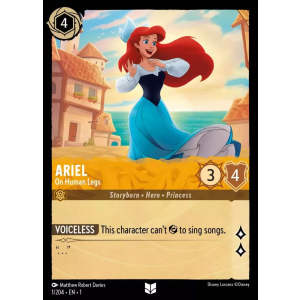 Ariel - On Human Legs 1/204 Disney Lorcana TCG The First Chapter