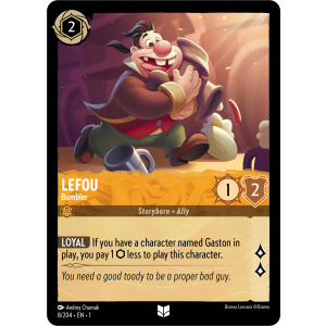 Lefou - Bumbler 8/204 Disney Lorcana TCG The First Chapter