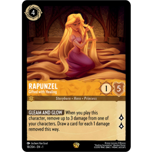 Legendary Rapunzel - Gifted with Healing 18/204 Disney Lorcana TCG The First Chapter