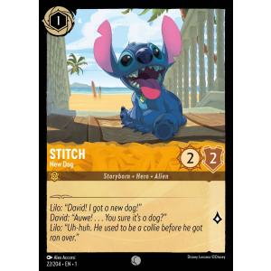 Stitch - New Dog 22/204 Disney Lorcana TCG The First Chapter