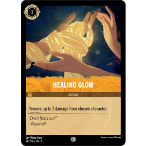 Healing Glow 28/204 Disney Lorcana TCG The First Chapter