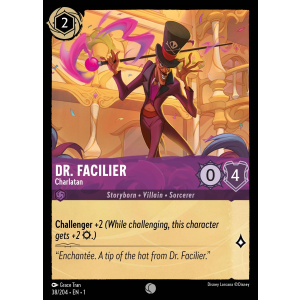 Dr. Facilier - Charlatan 38/204 Disney Lorcana TCG The First Chapter