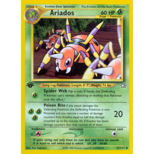 Ariados 27/111 Pokemon TCG Neo Neo Genesis