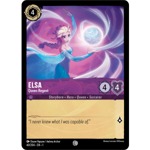 Elsa - Queen Regent 40/204 Disney Lorcana TCG The First Chapter