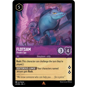 Flotsam - Ursula's Spy 43/204 Disney Lorcana TCG The First Chapter