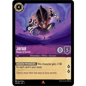 Jafar - Keeper of Secrets 44/204 Disney Lorcana TCG The First Chapter