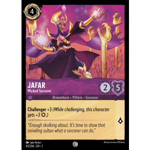 Jafar - Wicked Sorcerer 45/204 Disney Lorcana TCG The First Chapter