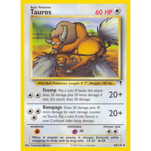 Tauros 65/110 Pokemon TCG Other Legendary Collection